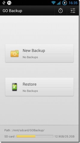 ultimate backup bb10 android