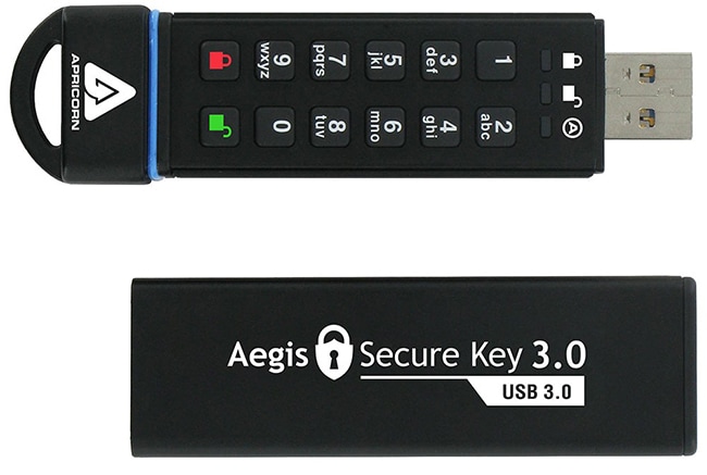apricorn aegis secure key secure flash drive