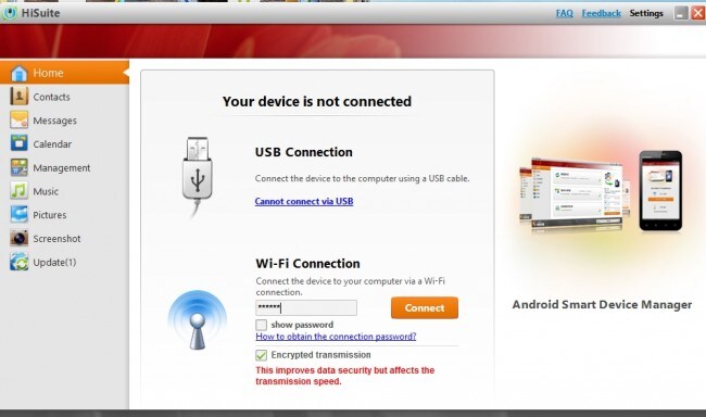 huawei mobile pc suite