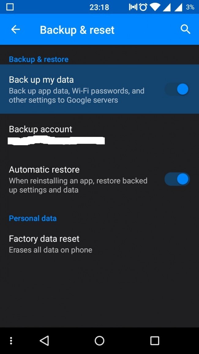 backup android data to google cloud