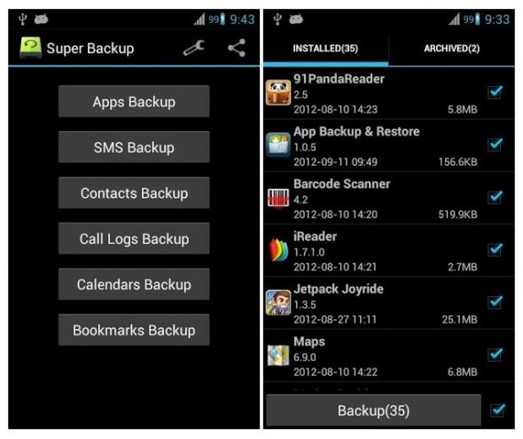 super backup for android