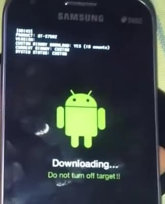 root Samsung s7562 with Odin3 step 3