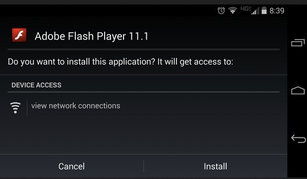Install Adobe Flash Player on Android
