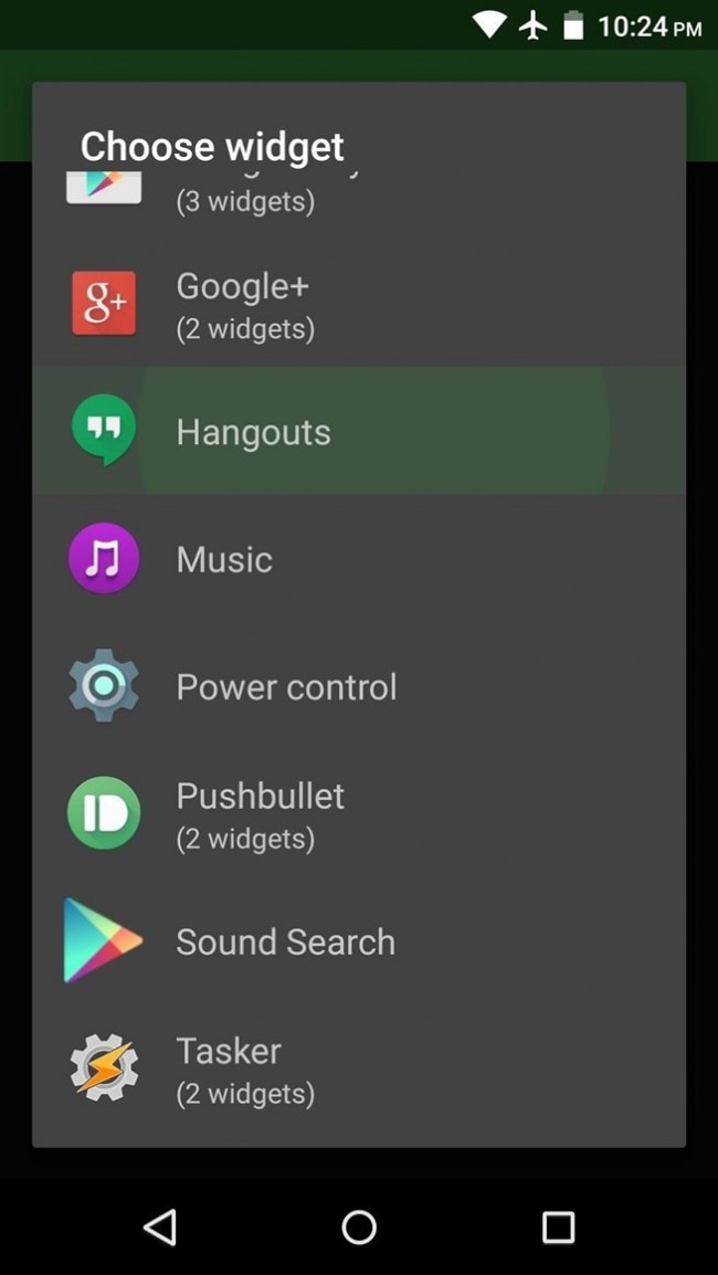 android lock screen widgets
