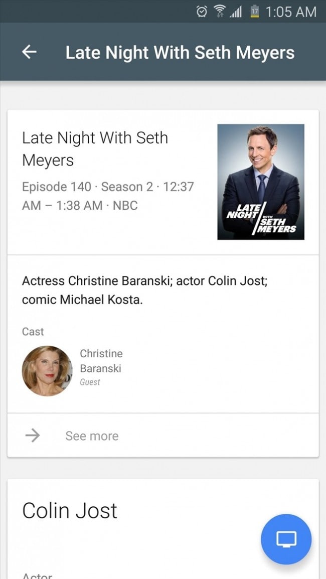 Google Now Listen to TV feature