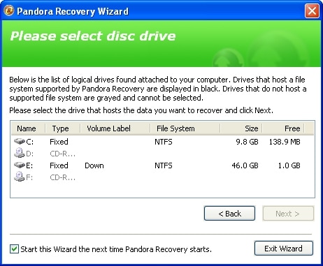 pandora recovery software full version