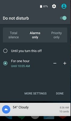 how to use do not disturb