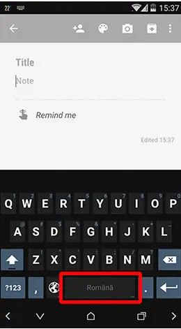 changer clavier android