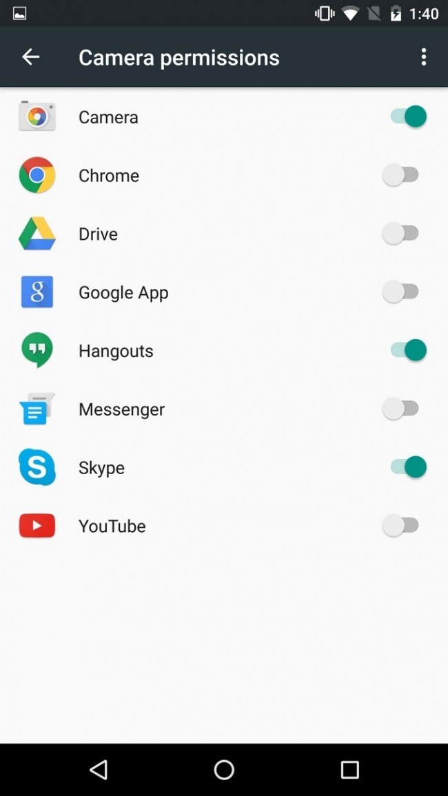 android 6.0 app permissions