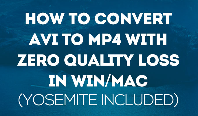 convert avi to mp4 on windows 10