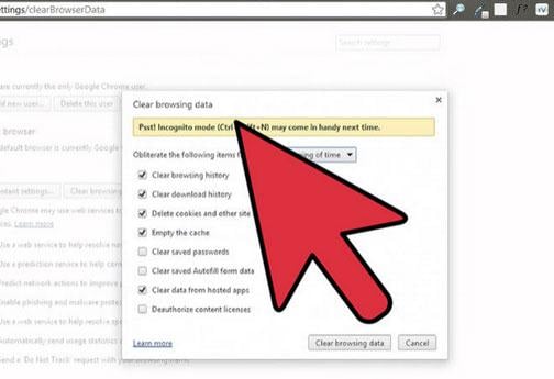 How To Delete Google Search History Windows Vista
