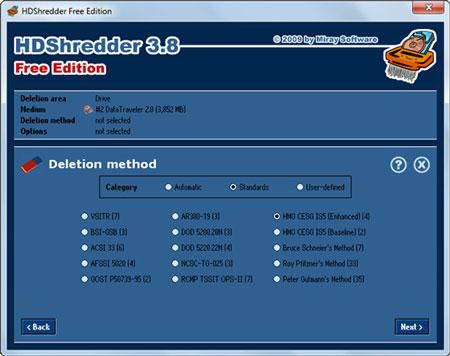 Secure Delete: HDShredder Free Edition