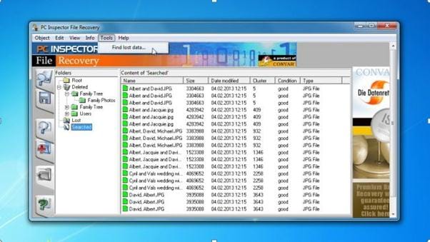 Undelete Freeware-pc inspector file recovery