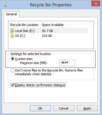 Windows Vista Recycle Bin Restore