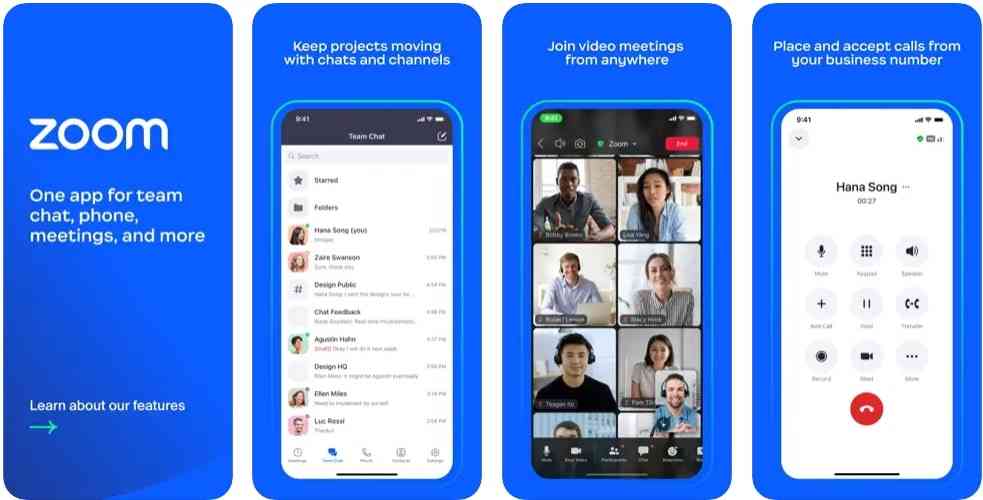 zoom video chat app