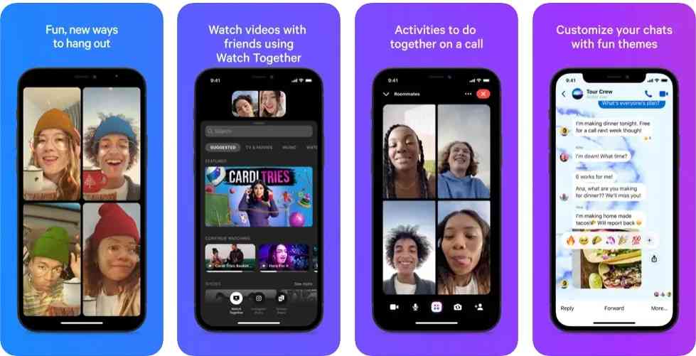 messenger aplicación de videochat