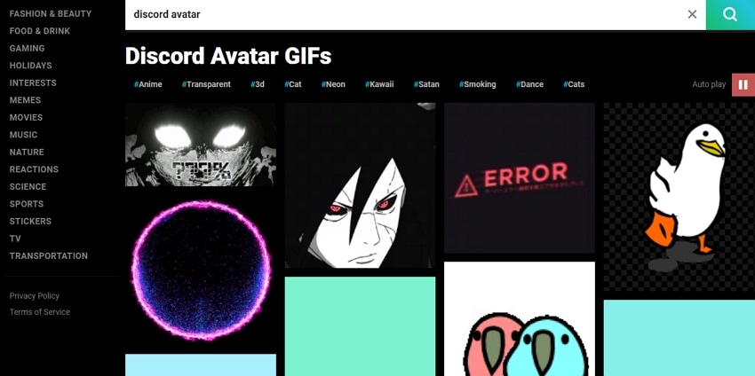download gif discord avatar on gifer