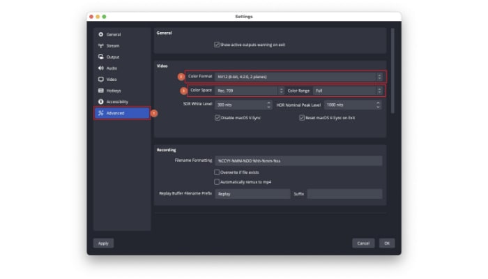 improve obs recording quality 3