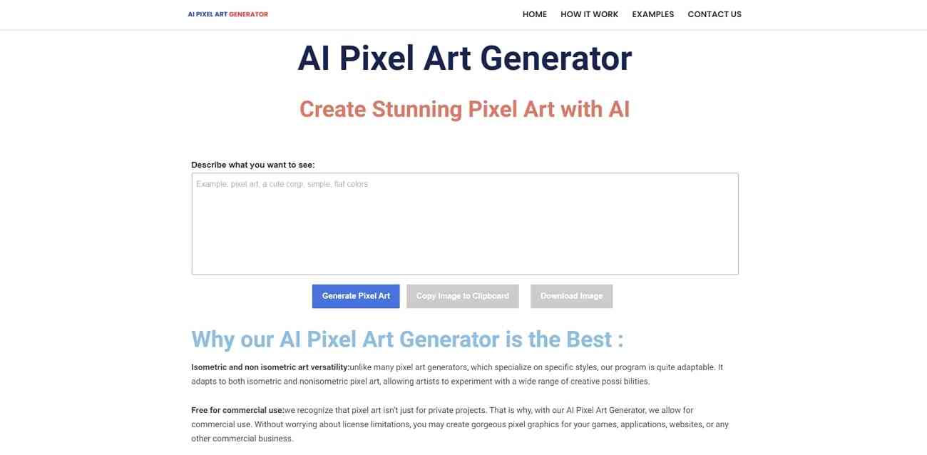 ai pixel art generator