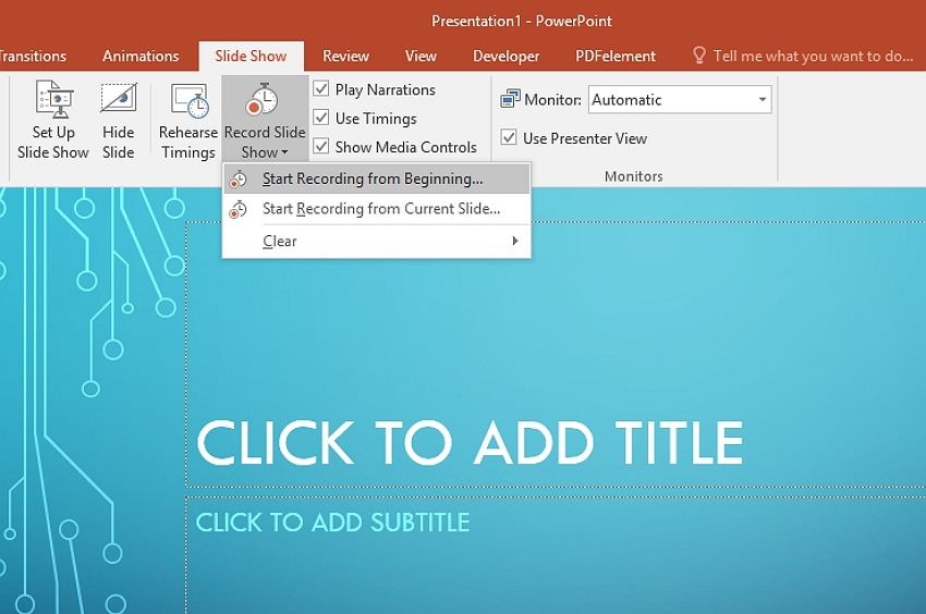 powerpoint screen recorder for windows 11