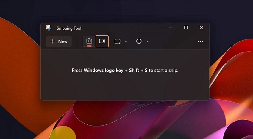 launch windows new snipping tool
