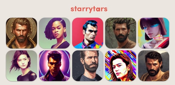 starrytars ai avatar generator
