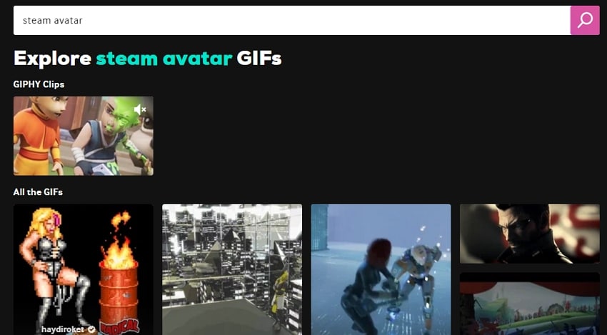 download steam gif avatar from giphy