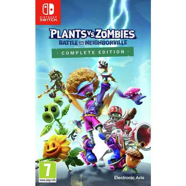 plants vs zombies juego de switch