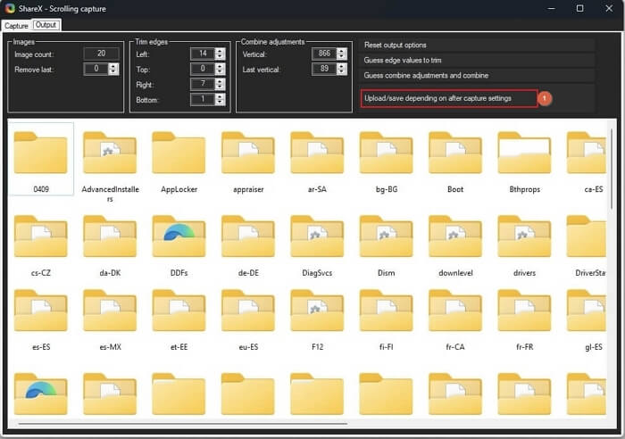 save scrolling screenshots windows with snagit