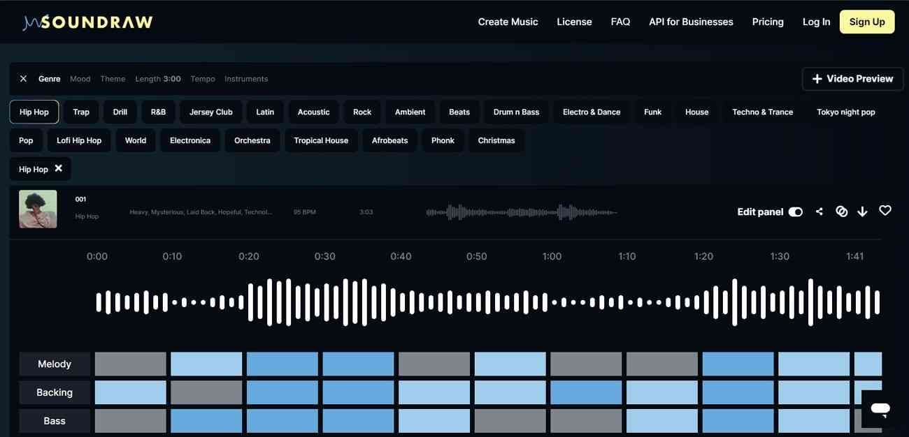 soundraw ai générateur de musique