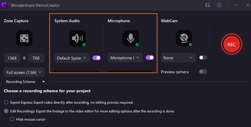 adjust sound settings on voice recorder for windows 11