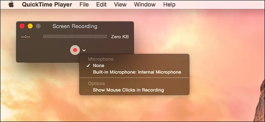 quicktime player screen recorder