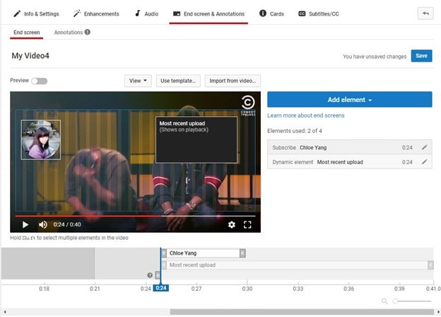 youtube video annotations