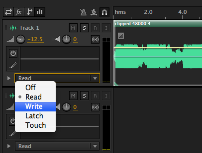 adobe audition user interface