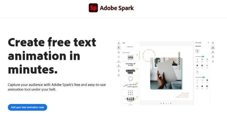 animation adobe spark