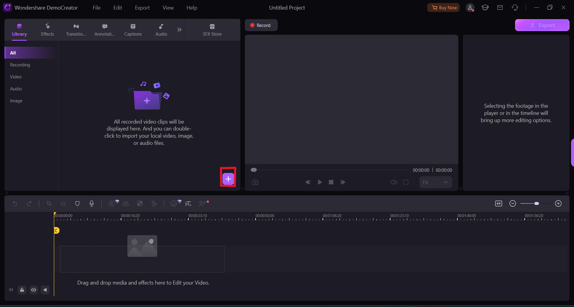 cómo añadir tus videos en democreator