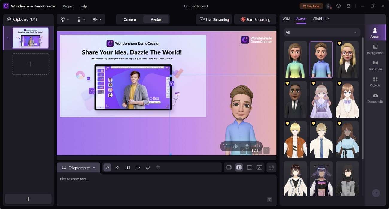 wondershare democreator vtubers