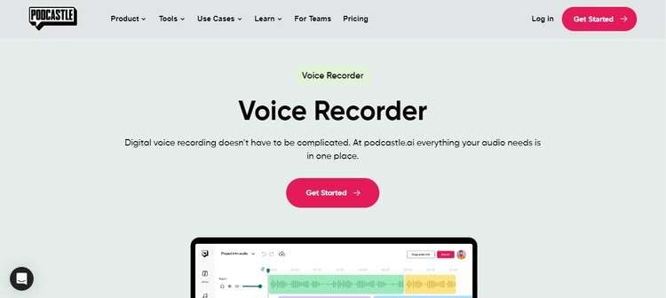 podcast ai voice recorder