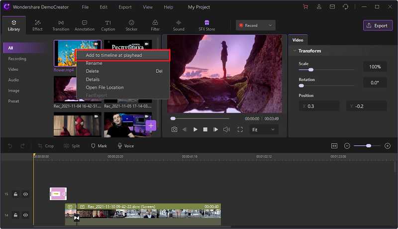 add-video-to-timeline