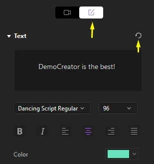 edit text font shape 