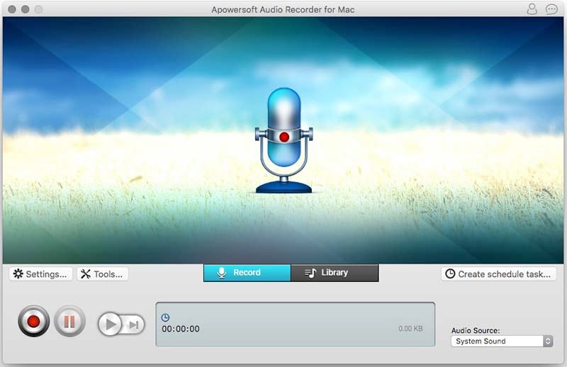 apowersoft Grabador de audio para mac