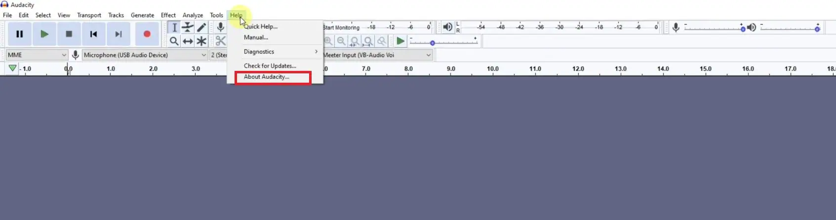 about audacity option