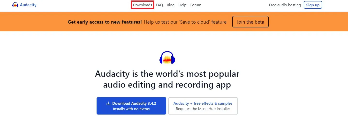 audacity download site