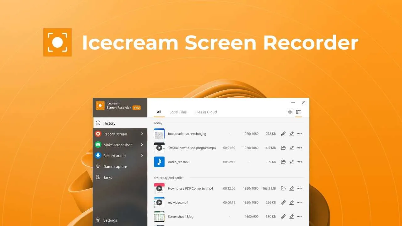 ice cream screen recorder 