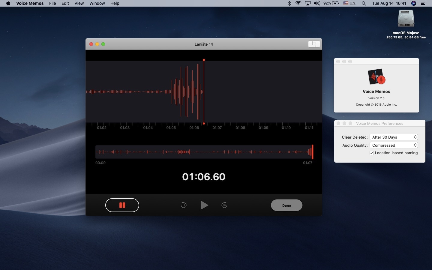 voice memos voice recording software for mac