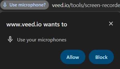 microphone permissions