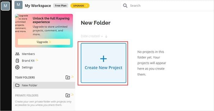 create a new project