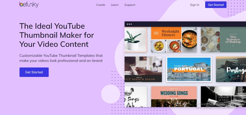 befunky thumbnail maker for youtube videos
