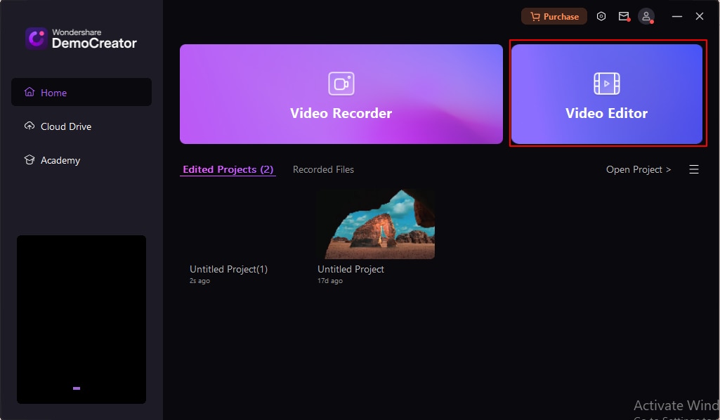 choose the video editor on a free youtube thumbnail maker
