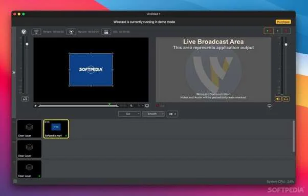 software for live streams by wirecast